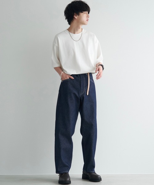 OILED LEATHER NARROW BELT（ベルト）｜WYM LIDNM（ウィム バイ リドム