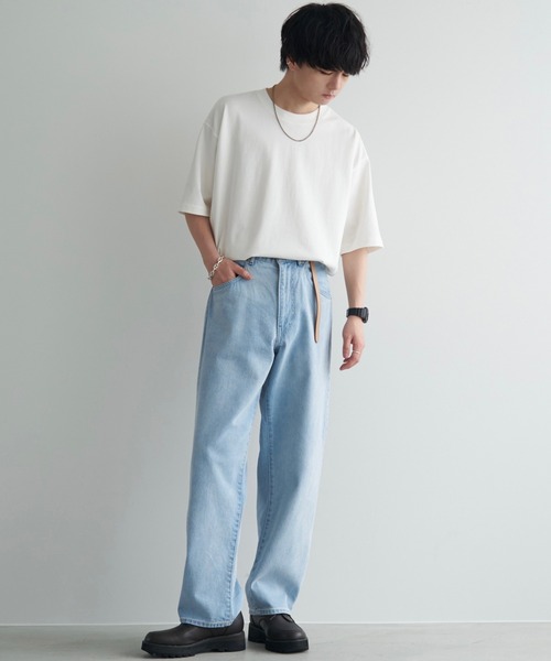 OILED LEATHER NARROW BELT（ベルト）｜WYM LIDNM（ウィム バイ リドム