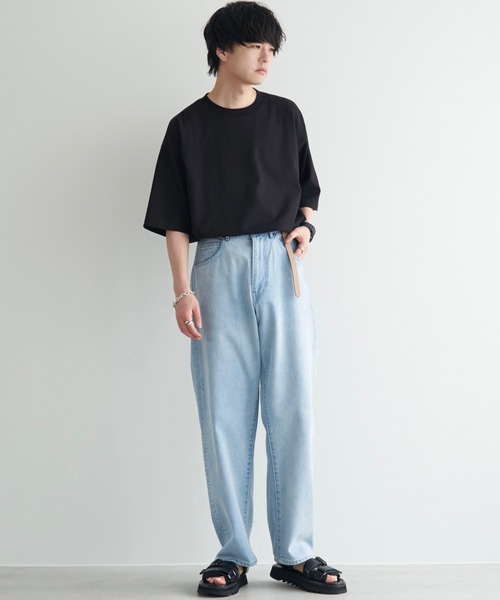 OILED LEATHER NARROW BELT（ベルト）｜WYM LIDNM（ウィム バイ リドム