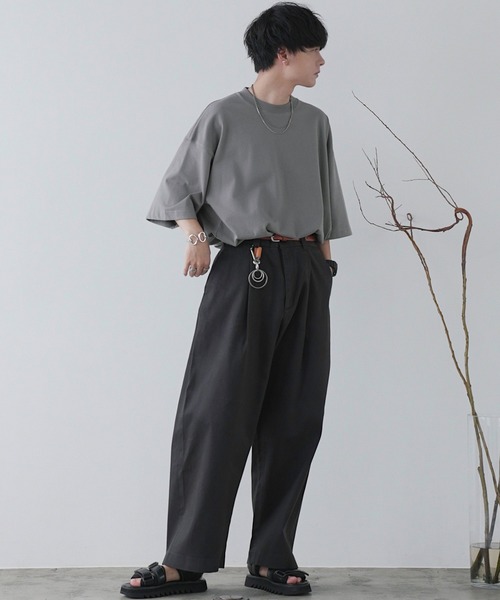 OILED LEATHER NARROW BELT（ベルト）｜WYM LIDNM（ウィム バイ