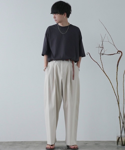 WYMLIDNM ベルト OILED LEATHER NARROW BELT