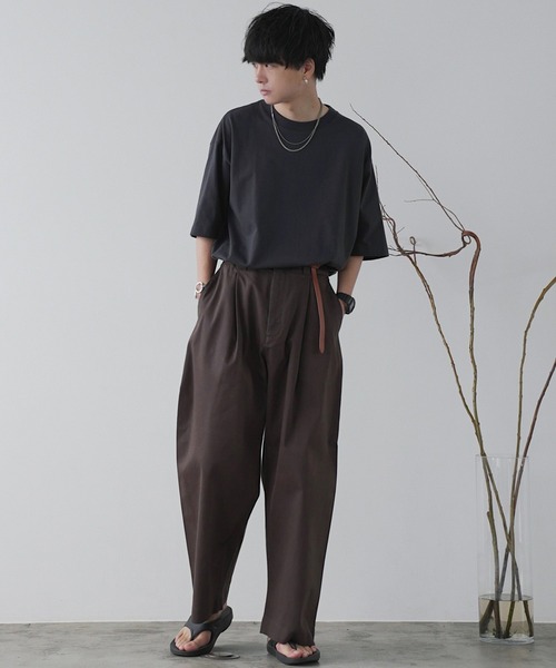 OILED LEATHER NARROW BELT（ベルト）｜WYM LIDNM（ウィム バイ リドム