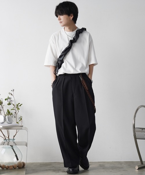 OILED LEATHER NARROW BELT（ベルト）｜WYM LIDNM（ウィム バイ リドム