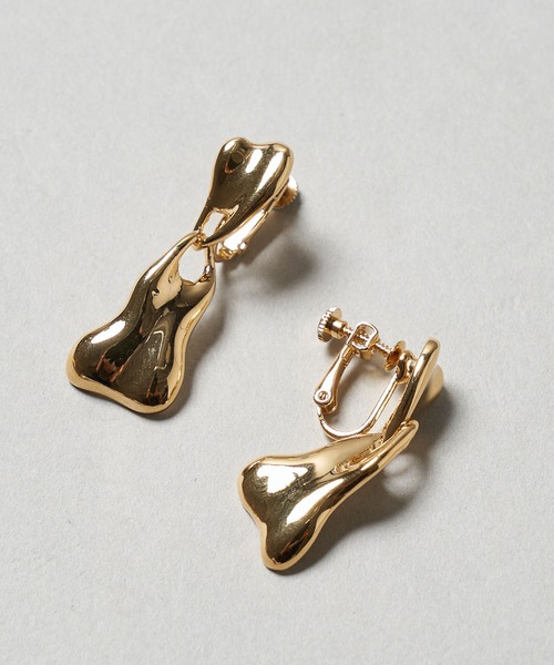 RIVE DROITE（リヴドロワ）の「ニュアンスモチーフイヤリング（イヤリング・レディース・シルバー/ゴールド・FREE）」の5枚目の写真