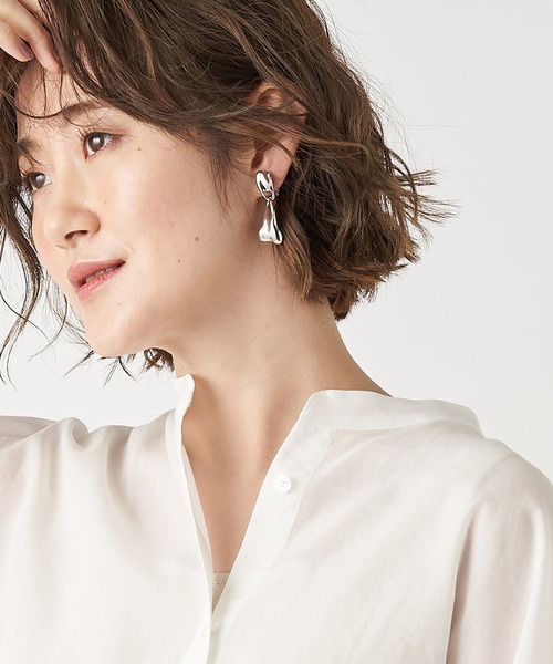 RIVE DROITE（リヴドロワ）の「ニュアンスモチーフイヤリング（イヤリング・レディース・シルバー/ゴールド・FREE）」の10枚目の写真