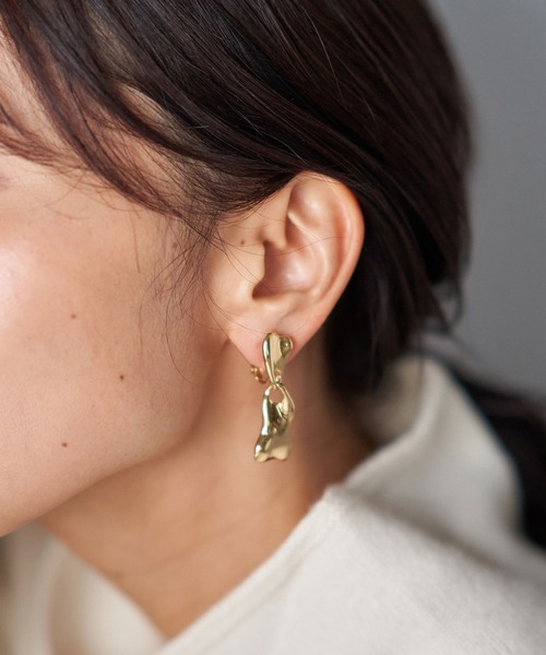 RIVE DROITE（リヴドロワ）の「ニュアンスモチーフイヤリング（イヤリング・レディース・シルバー/ゴールド・FREE）」の13枚目の写真