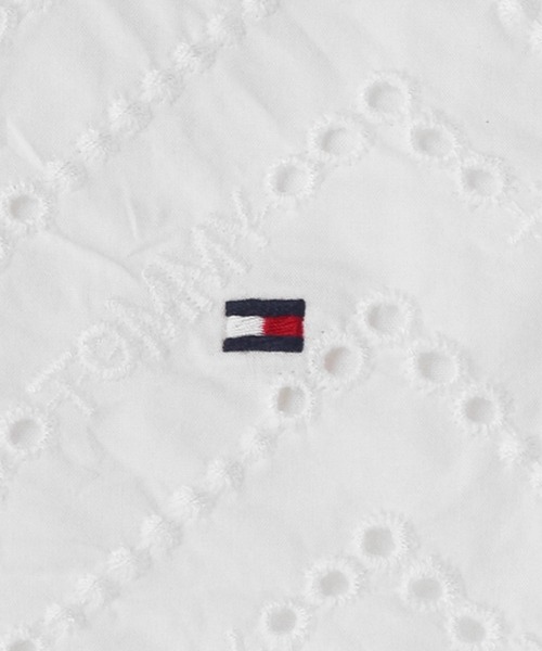 TOMMY HILFIGER（トミーヒルフィガー）の「GIRLS コットンレースレイヤードワンピース（ワンピース・キッズ・ホワイト・110cm/100cm/90cm/120cm/80ｃｍ）」の7枚目の写真