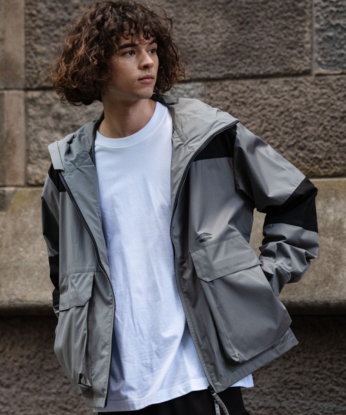 アウトドアプロダクツ フード付きパーカー グレー