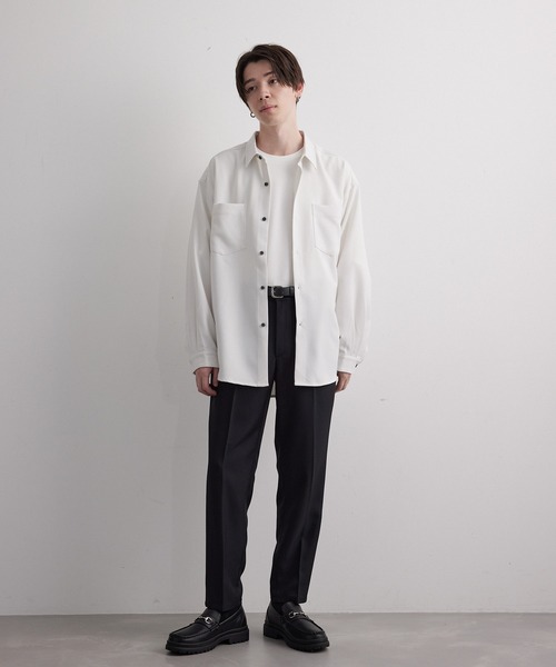 JUNRED（ジュンレッド）の「ライトスルーイージースリム（スラックス・メンズ・ブラック/ブラウン/ベージュ/ブルー系その他4/グリーン系その他/チャコールグレー・S/M/L/LL）」の21枚目の写真