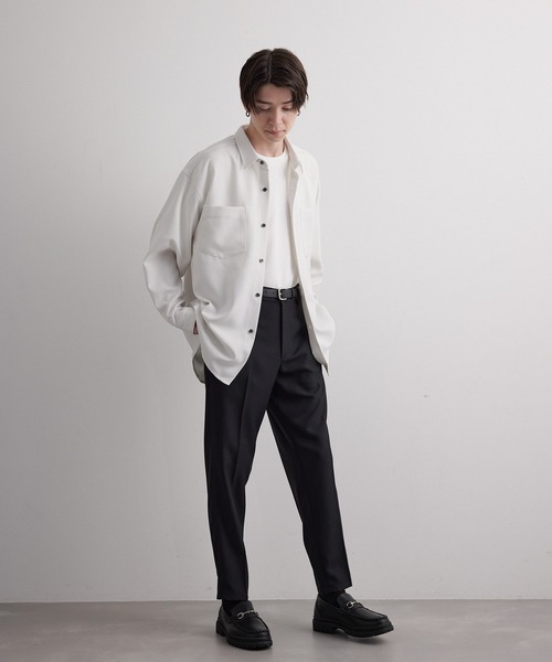 JUNRED（ジュンレッド）の「ライトスルーイージースリム（スラックス・メンズ・ブラック/ブラウン/ベージュ/ブルー系その他4/グリーン系その他/チャコールグレー・S/M/L/LL）」の22枚目の写真