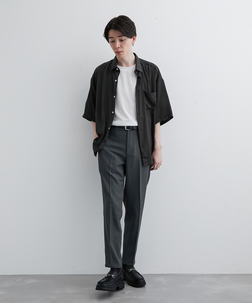 JUNRED（ジュンレッド）の「ライトスルーイージースリム（スラックス・メンズ・ブラック/ブラウン/ベージュ/ブルー系その他4/グリーン系その他/チャコールグレー・S/M/L/LL）」の18枚目の写真