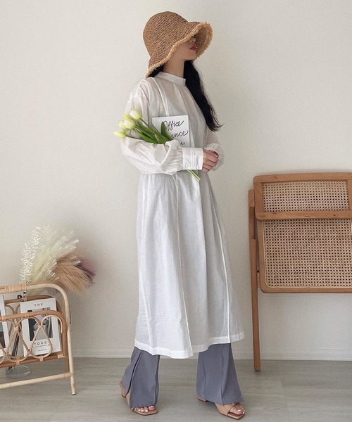 etade(エタード)の「【etade】back slit onepiece etdwz3(ワンピース・レディース・ホワイト/ブラック・FREE)」の9枚目の写真