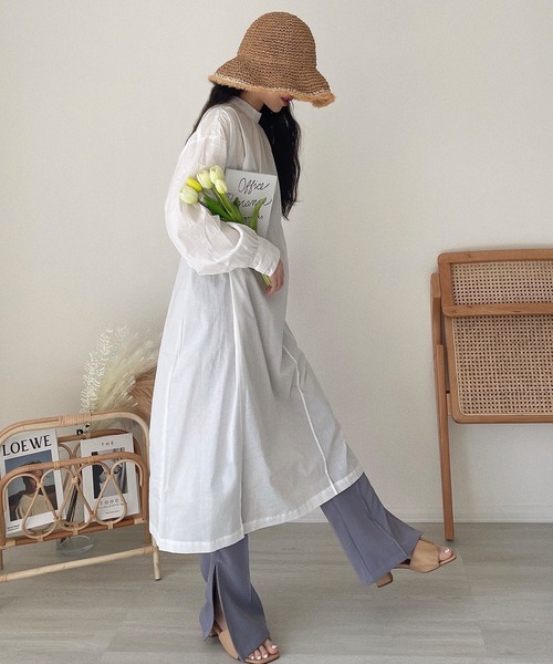 etade(エタード)の「【etade】back slit onepiece etdwz3(ワンピース・レディース・ホワイト/ブラック・FREE)」の8枚目の写真