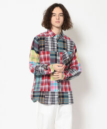 MANASTASH | MANASTASH/マナスタッシュ　MANA MADRAS PATCHWORK LS SHIRT(シャツ/ブラウス)