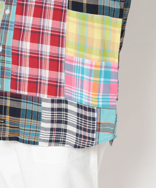 MANASTASH（マナスタッシュ）の「MANASTASH/マナスタッシュ　MANA MADRAS PATCHWORK LS SHIRT（シャツ/ブラウス・メンズ・ネイビー/その他/カラフル・LARGE/MEDIUM/X-LARGE）」の9枚目の写真