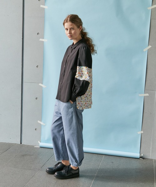 FRAPBOIS（フラボア）の「FRAPBOIS×田室綾乃×クレパス ブラウス（シャツ/ブラウス・レディース・ホワイト/イエロー系その他/ブラック・0/1）」の13枚目の写真