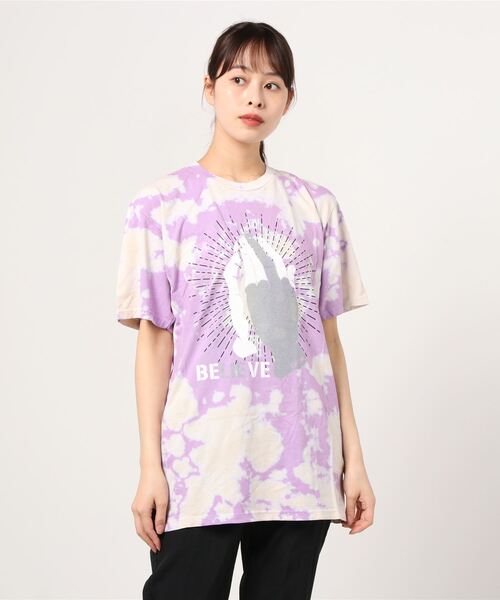 EPTM（エピトミ）の「【T18】【EPTM/エピトミ】BELIEVE/LIE TEE（Tシャツ/カットソー・レディース・パープル・MEDIUM/LARGE）」の7枚目の写真
