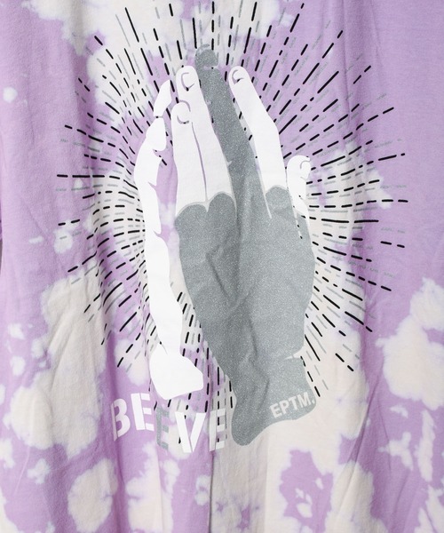 EPTM（エピトミ）の「【T18】【EPTM/エピトミ】BELIEVE/LIE TEE（Tシャツ/カットソー・レディース・パープル・MEDIUM/LARGE）」の4枚目の写真