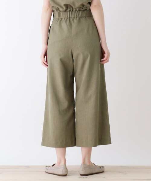 DRESKIP（ドレスキップ）の「◆リネンライクボタン使いワイドパンツ（その他パンツ・レディース・ナチュラル/ネイビー/レンガ/カーキ・04/03/02）」の6枚目の写真