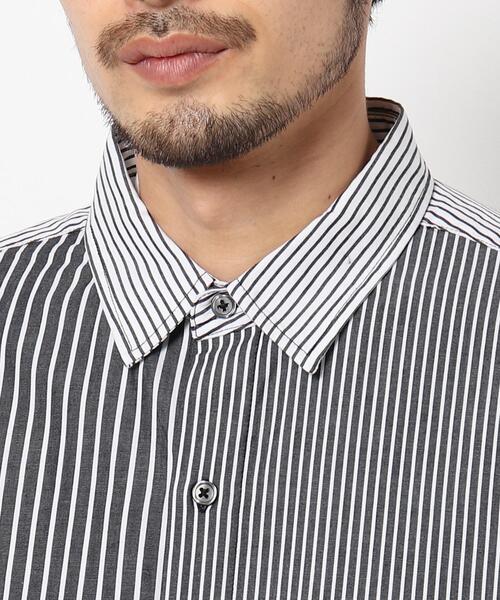 THE SHOP TK （ザ ショップ ティーケー ）の「◆クレイジーストライプシャツ（シャツ/ブラウス・メンズ・ブルー系2/ブラック系2・02/03/04）」の7枚目の写真