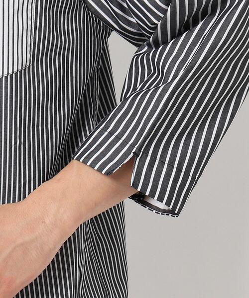 THE SHOP TK （ザ ショップ ティーケー ）の「◆クレイジーストライプシャツ（シャツ/ブラウス・メンズ・ブルー系2/ブラック系2・02/03/04）」の9枚目の写真