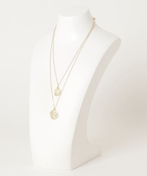 WEGO(ウィゴー)の「WEGO/2連コインネックレス(ネックレス・レディース・その他1/その他2・FREE)」の3枚目の写真