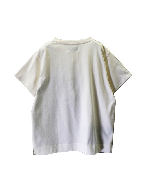 go slow caravan（ゴースローキャラバン）の「MOVENPICK / モーベンピック　異素材切替ポケ付きTシャツ (M4)（Tシャツ/カットソー・キッズ・ブラック/ホワイト・150/120/160/130/100/140/110）」の6枚目の写真