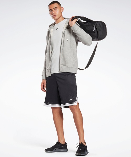 Reebok(リーボック)の「 アイデンティティ ジップアップ フーディー / Identity Zip-Up Hoodie(ブルゾン・メンズ・ネイビー/ブラック/ヘザーグレー・XXX-LARGE/LARGE/X-LARGE/XX-LARGE/MEDIUM/SMALL/X-SMALL)」の9枚目の写真