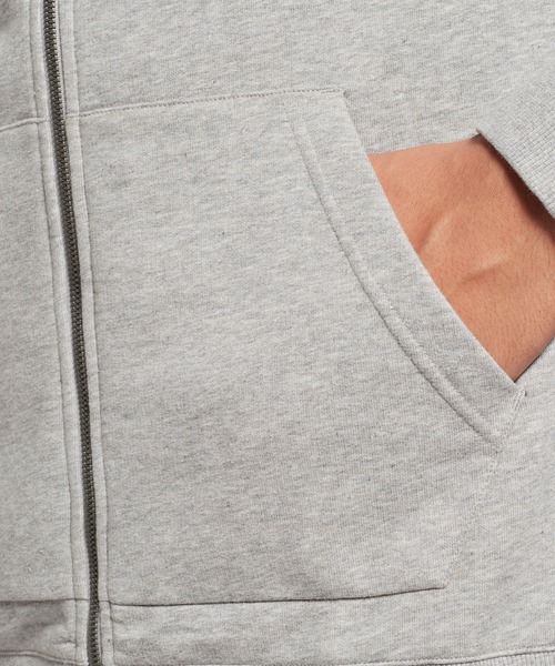 Reebok(リーボック)の「 アイデンティティ ジップアップ フーディー / Identity Zip-Up Hoodie(ブルゾン・メンズ・ネイビー/ブラック/ヘザーグレー・XXX-LARGE/LARGE/X-LARGE/XX-LARGE/MEDIUM/SMALL/X-SMALL)」の11枚目の写真