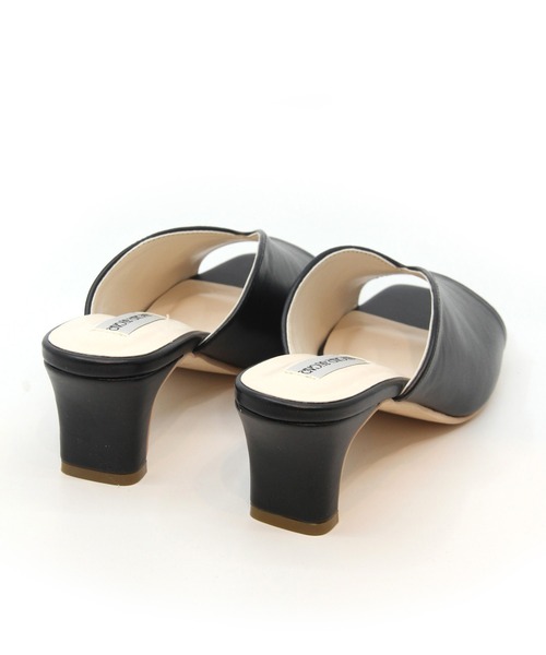 Sugar Sugar（シュガーシュガー）の「【SUGAR SUGAR シュガーシュガー】Vカットスクエアサンダル（サンダル・レディース・ブラック/アイボリー/ゴールド系その他・LL/L/S/M）」の12枚目の写真