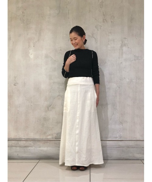 BEARDSLEY（ビアズリー）の「《roberto collina》ニット（ニット/セーター・レディース・ブラック/ネイビー・S）」の8枚目の写真