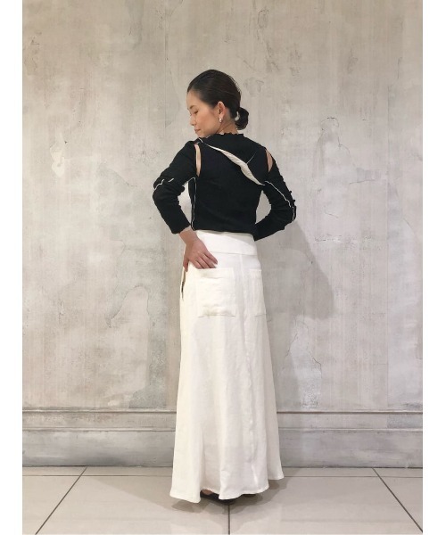 BEARDSLEY（ビアズリー）の「《roberto collina》ニット（ニット/セーター・レディース・ブラック/ネイビー・S）」の6枚目の写真