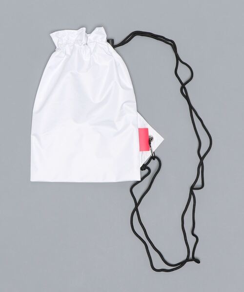 CONNA DESIGN(コンナデザイン)の「【CONNA DESIGN/コンナデザイン】別注Water Repellent Packable Kinchaku Shoulder パッカブル巾着ショルダー(ショルダーバッグ・メンズ・ホワイト/イエロー/ブラック・FREE)」の12枚目の写真