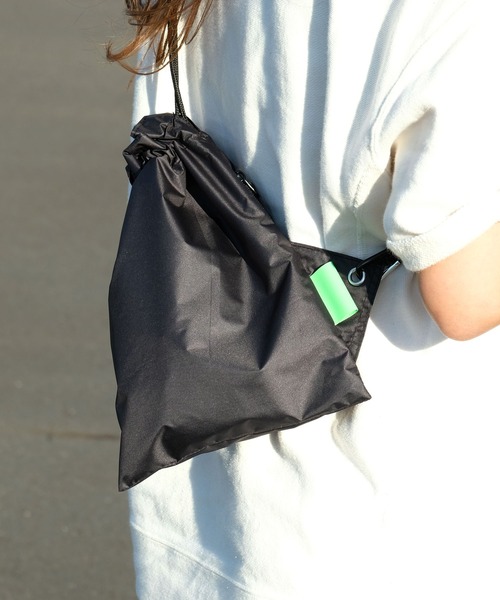 CONNA DESIGN(コンナデザイン)の「【CONNA DESIGN/コンナデザイン】別注Water Repellent Packable Kinchaku Shoulder パッカブル巾着ショルダー(ショルダーバッグ・メンズ・ホワイト/イエロー/ブラック・FREE)」の8枚目の写真