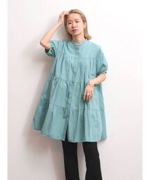 Ungrid | 【WEB限定】パフスリーブティアードミニワンピース(ワンピース)