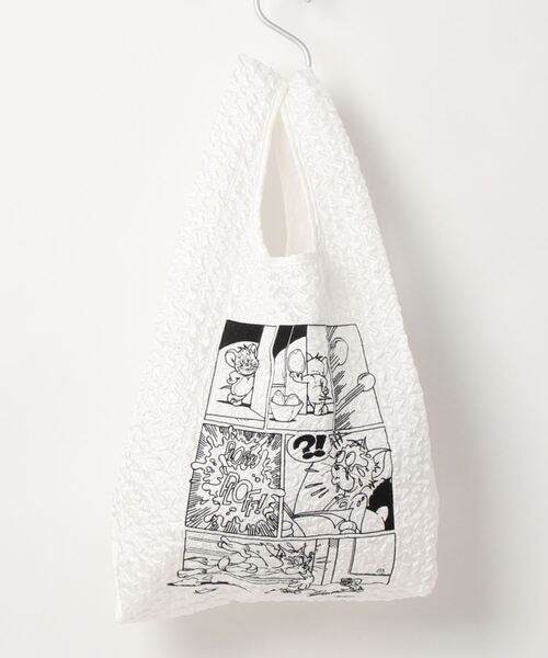 Flapper トムとジェリー刺繍アート収納バッグ（エコバッグ/サブ