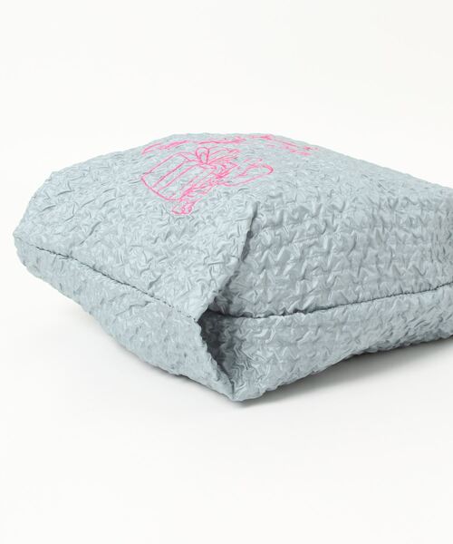 FLAPPER(フラッパー)の「Flapper トムとジェリー刺繍アート収納バッグ(エコバッグ/サブバッグ・レディース・ホワイト/ブラック/サックスブルー/イエロー・FREE)」の7枚目の写真