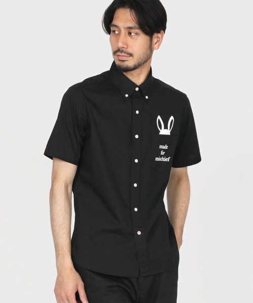 Psycho Bunny（サイコバニー）の「ポケットバニー ボタンダウン半袖