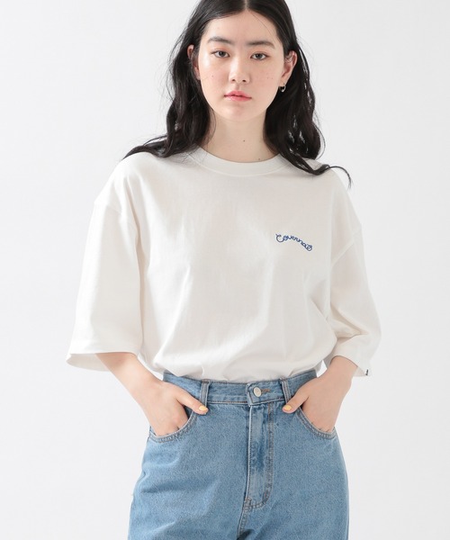 T 2943615 Tシャツ カットソー Covernat カバーナット のファッション Logo Tシャツ カットソー Covernat Camel Logo