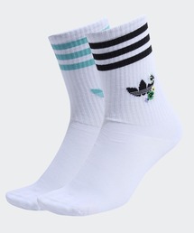 フラワー クルーソックス 2足組 [FLOWER CRW 2PP] アディダスオリジナルス