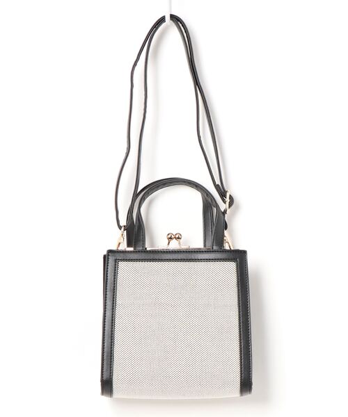 RETRO GIRL（レトロガール）の「パイピングガマグチBAG（ショルダーバッグ・レディース・ブラック/ブラウン/ライトベージュ・FREE）」の6枚目の写真