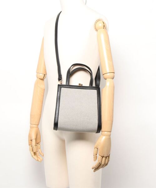 RETRO GIRL（レトロガール）の「パイピングガマグチBAG（ショルダーバッグ・レディース・ブラック/ブラウン/ライトベージュ・FREE）」の14枚目の写真