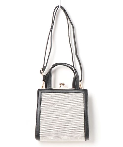 RETRO GIRL（レトロガール）の「パイピングガマグチBAG（ショルダーバッグ・レディース・ブラック/ブラウン/ライトベージュ・FREE）」の8枚目の写真
