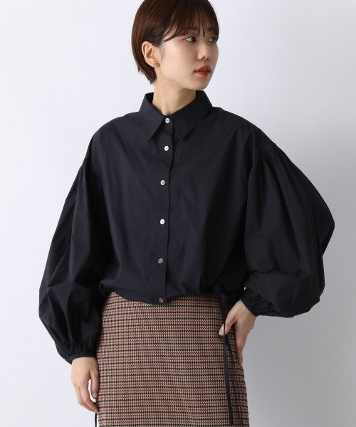 JEANASIS（ジーナシス）の「バルーンスリーブショートシャツ/959369（シャツ/ブラウス・レディース・ホワイト/ブラック・FREE）」の17枚目の写真