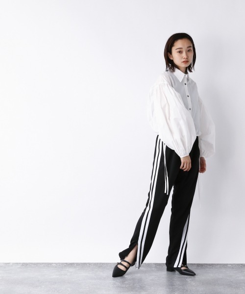 JEANASIS（ジーナシス）の「バルーンスリーブショートシャツ/959369（シャツ/ブラウス・レディース・ホワイト/ブラック・FREE）」の7枚目の写真