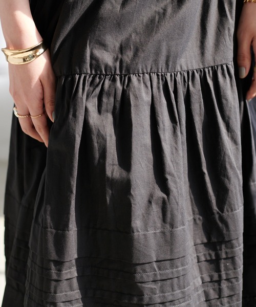 DISCOAT（ディスコート）の「生地刺繍レーススカート（スカート・レディース・オフホワイト/ブラック・FREE）」の21枚目の写真