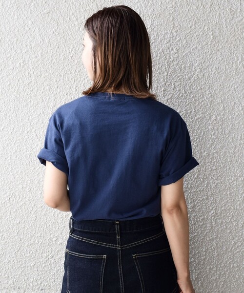 SCREEN STARS（スクリーンスターズ）の「SHIPS: ロゴ エンブロイダリー Tシャツ（Tシャツ/カットソー・メンズ・ホワイト/ライトホワイト/ベージュ/ネイビー/ストーン/ホワイト系その他/コバルトブルー/ブラック・SMALL/MEDIUM/LARGE/X-LARGE/XX-LARGE）」の19枚目の写真