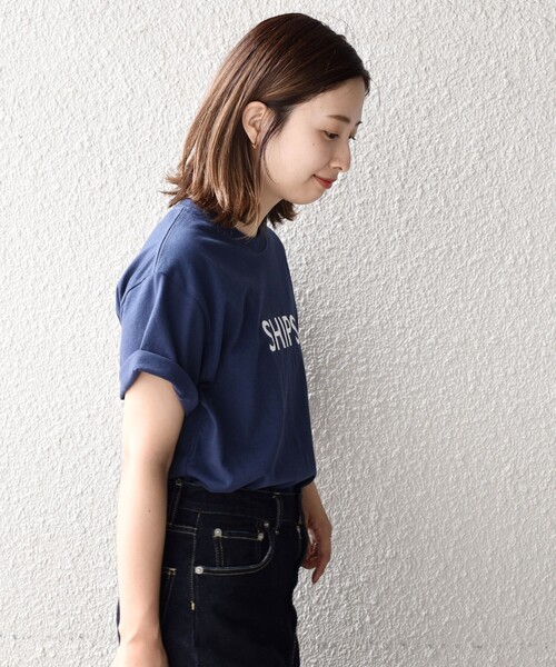 SCREEN STARS（スクリーンスターズ）の「SHIPS: ロゴ エンブロイダリー Tシャツ（Tシャツ/カットソー・メンズ・ホワイト/ライトホワイト/ベージュ/ネイビー/ストーン/ホワイト系その他/コバルトブルー/ブラック・SMALL/MEDIUM/LARGE/X-LARGE/XX-LARGE）」の20枚目の写真