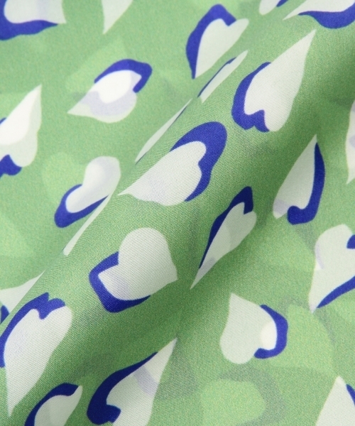 EFFE BEAMS（エッフェビームス）の「◎Francesca Bassi / 別注 ハート柄ストール（ストール/ショール・レディース・グリーン・ONE SIZE）」の9枚目の写真