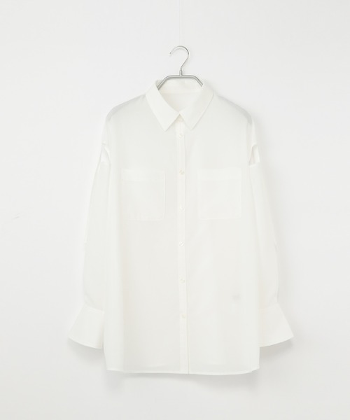 Heather(ヘザー)の「ショルダーデザインシャツ 956952(シャツ/ブラウス・レディース・グレー/ピンク/ホワイト/ブルー・FREE)」の21枚目の写真